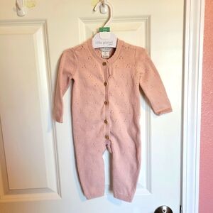 Organic Little Planet Pink Sweater Suit
